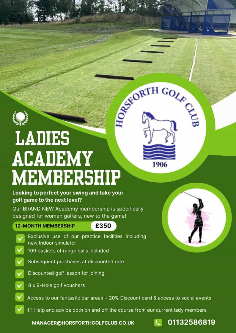 Ladies golf academy membership