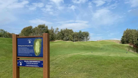 Practice ground and driving range