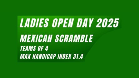 Ladies Open Day 7th August